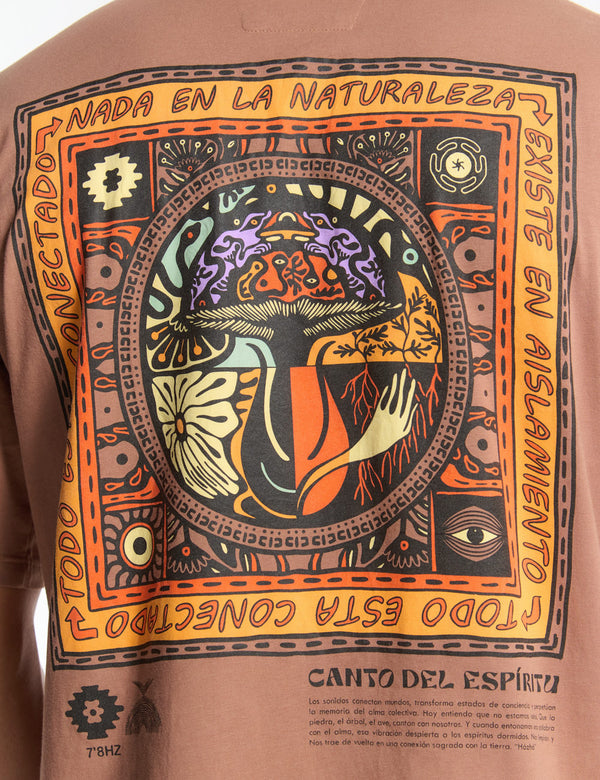 Rao brown oversized T-shirt