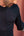 UFO Cropped Unisex Oversize black T-shirt