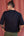 UFO Cropped Unisex Oversize black T-shirt