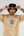 High Frequency Men's Oversized Sand T-Shirt