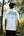 De La Tierrita Men´s Oversize white T-shirt