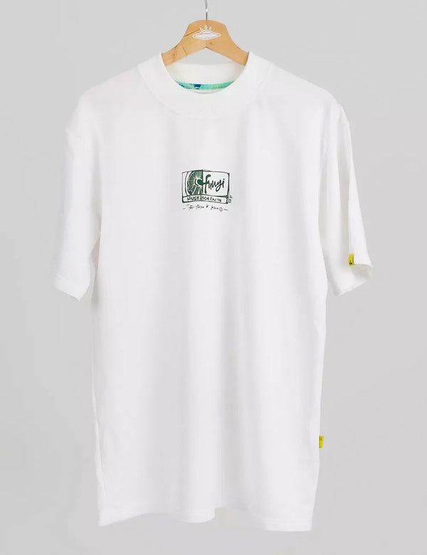 Oversize Fungi T-shirt – Raw/Off-white Unisex