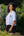 Live Cool Oversize white T-shirt Women