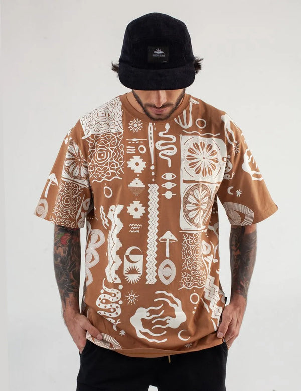 Vurú Tobacco Oversize T-shirt Men