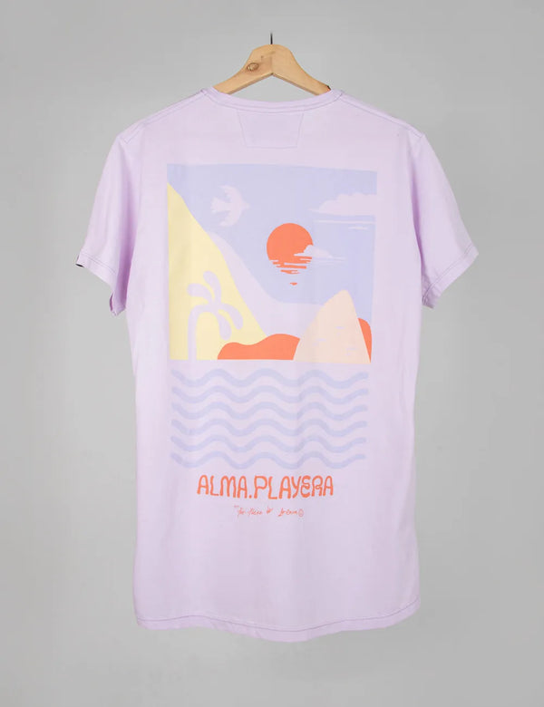 Alma Playera Men Regular fit Lilac T-shirt