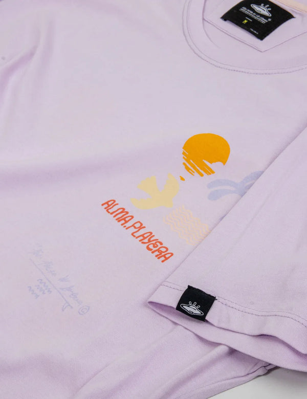 Alma Playera Men Regular fit Lilac T-shirt