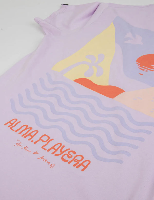 Alma Playera Men Regular fit Lilac T-shirt