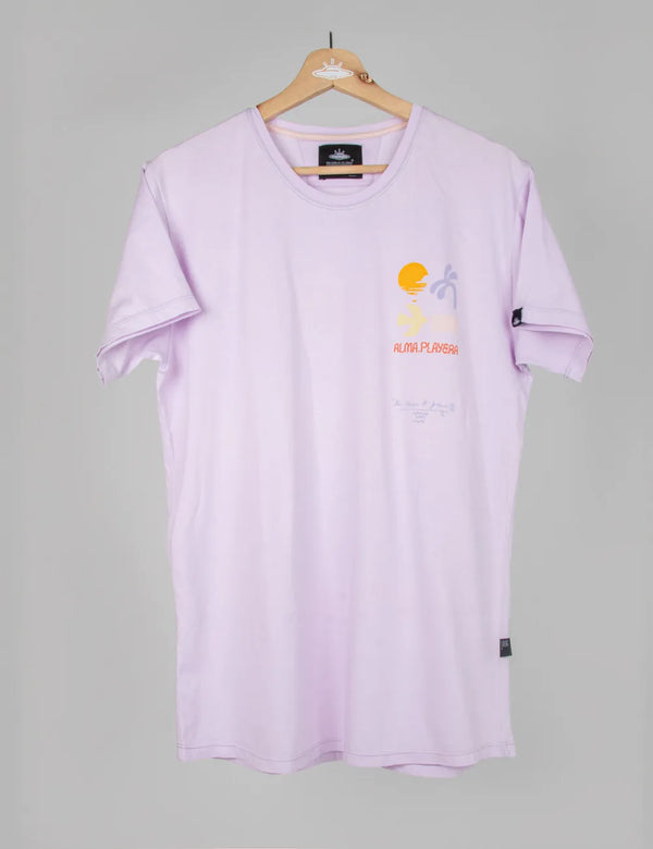 Alma Playera Men Regular fit Lilac T-shirt