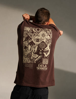 Siembra Chocolate Oversized T-Shirt Men's – FOU