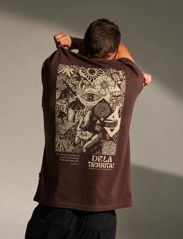 Siembra Chocolate Oversized T-Shirt Men's – FOU