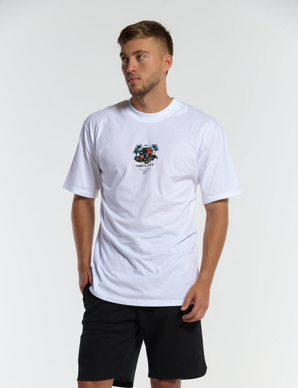 Simple Life Oversize T-shirt White Men