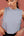 Gray Geo Side Opening Crop Top for Women