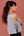 Gray Geo Side Opening Crop Top for Women