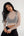 Glow Sheer off-white Long Sleeved Women´s Crop Top