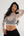 Glow Sheer off-white Long Sleeved Women´s Crop Top