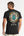 men black shirt with natural image