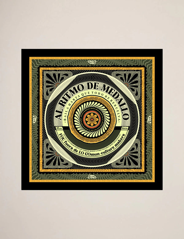 Al Ritmo de Medallo Multicolor Bandana Unisex – FOU