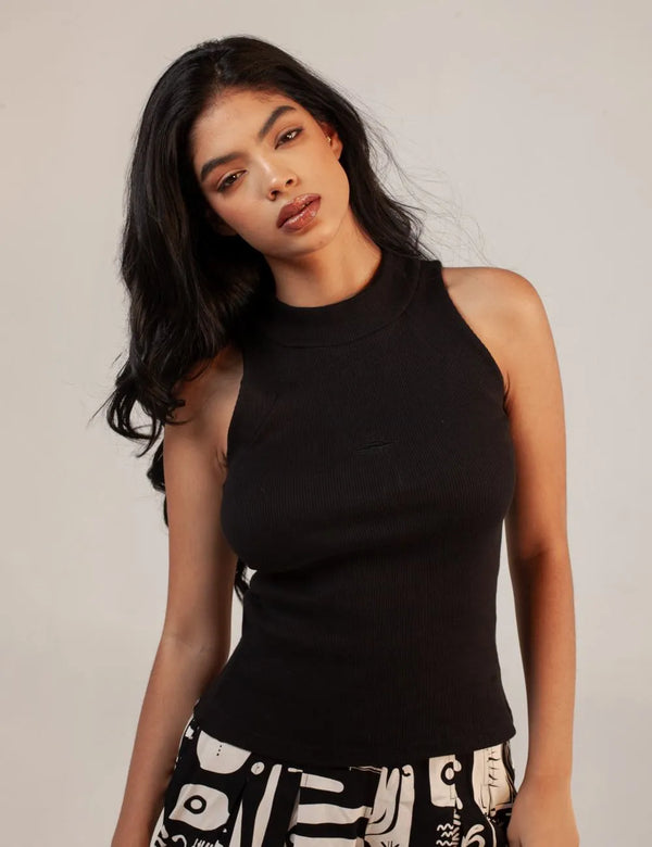 Ovni Women Tank High Neck black