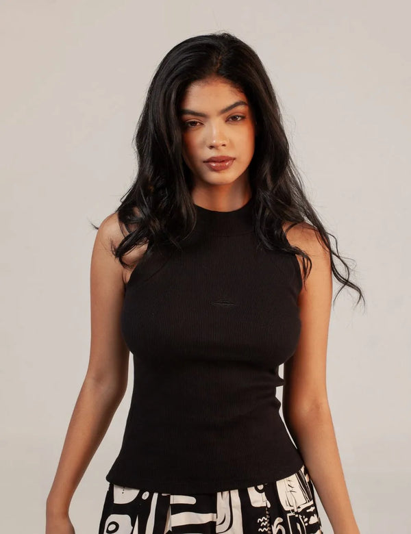 Ovni Women Tank High Neck black