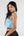 Women’s Lúpulo Light Blue High-Neck Crop Top