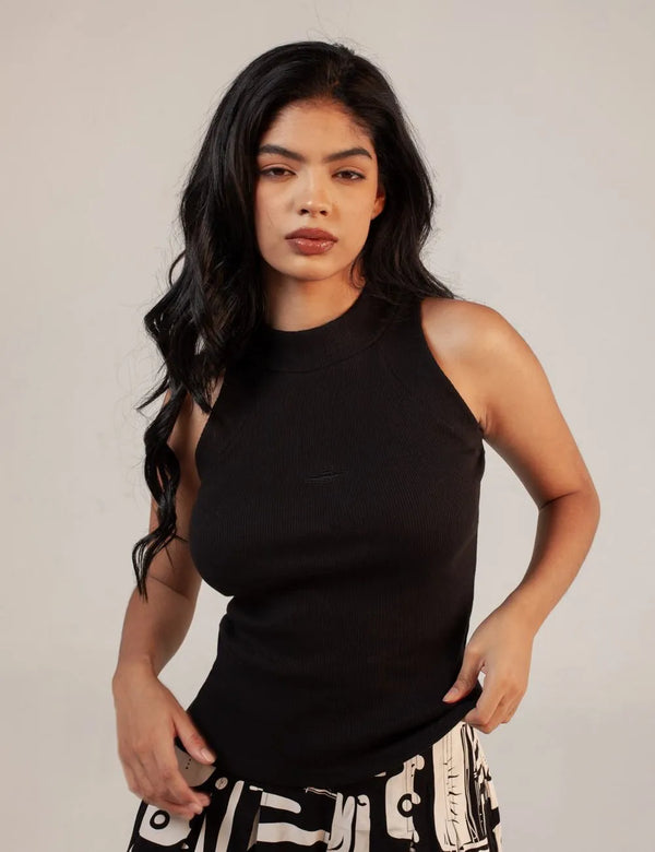 Ovni Women Tank High Neck black