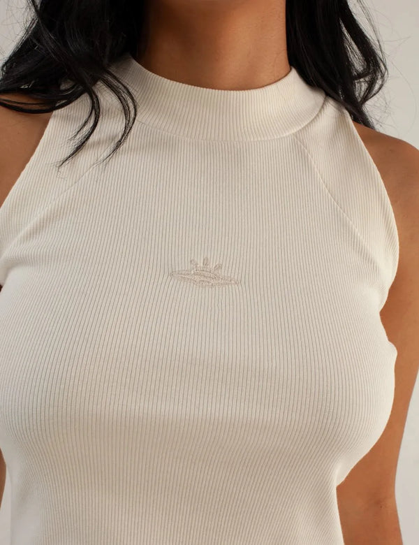 UFO off white High Neck Womens Tank Top