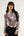 Butterfly Long Sleeve Mesh Military Green Women´s Crop Top