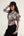 Butterfly Long Sleeve Mesh Military Green Women´s Crop Top