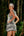 Flora High Neck off white Womens Short Dress