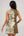 Bioma High Women Neck Short Green Military Dress