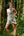 Flora High Neck off white Womens Short Dress