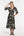 Savia Semi-Fitted Dress Black + Ecru Women