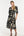 Savia Semi-Fitted Dress Black + Ecru Women