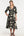 Savia Semi-Fitted Dress Black + Ecru Women
